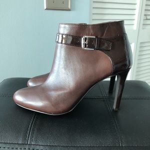 Ralph Lauren Cognac Booties